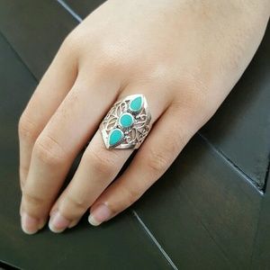 Reconstructed Turquoise ring